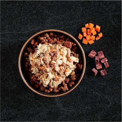 Show full view: Cesar Wholesome Bowls Beef, Chicken, Potatoes & Carrots Recipe Small Breed Adult Wet Dog Food, 3-oz tray, case of 10 slide 4 of 11