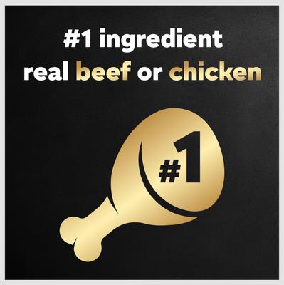 Show full view: Cesar Wholesome Bowls Chicken, Carrots, Barley, Green Beans & Beef, Chicken, Carrots, Potatoes Variety Pack Small Breed Adult Wet Dog Food, 3-oz tray, case of 12 slide 5 of 11