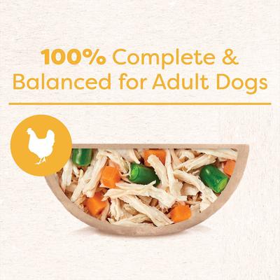 Show full view: Cesar Wholesome Bowls Chicken, Sweet Potato & Green Beans Recipe Wet Dog Food, 3-oz tray, bundle of 20  slide 8 of 11