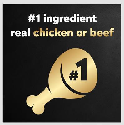 Show full view: Cesar Wholesome Bowls Variety Pack Beef, Chicken, Carrots, Barley & Green Beans Recipe & Chicken, Apple & Sweet Potato Recipe Small Breed Adult Soft Wet Dog Food, 3-oz bowl, case of 6 slide 5 of 11