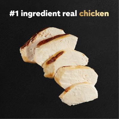 Show full view: Cesar Wood-Grilled Chicken Flavor Filets in Gravy Wet Dog Food, 1.76-oz pouch, case of 20 slide 5 of 11