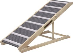 Cesicia 4 Adjustable Height Non-Slip Dog Ramp, Gray