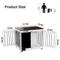 Show in main carousel: Cesicia Doodle Dog Cage Double Doors Dog Crate, White slide 2 of 8
