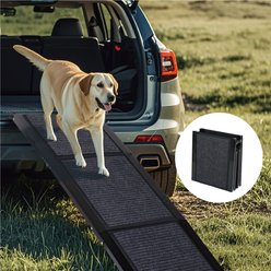 Cesicia Foldable Dog Ramp with Non-Slip Surface, Black, 65 x 17.2-in slide 2 of 8
