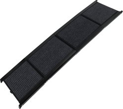 Cesicia Foldable Dog Ramp with Non-Slip Surface, Black, 71 x 19.3-in