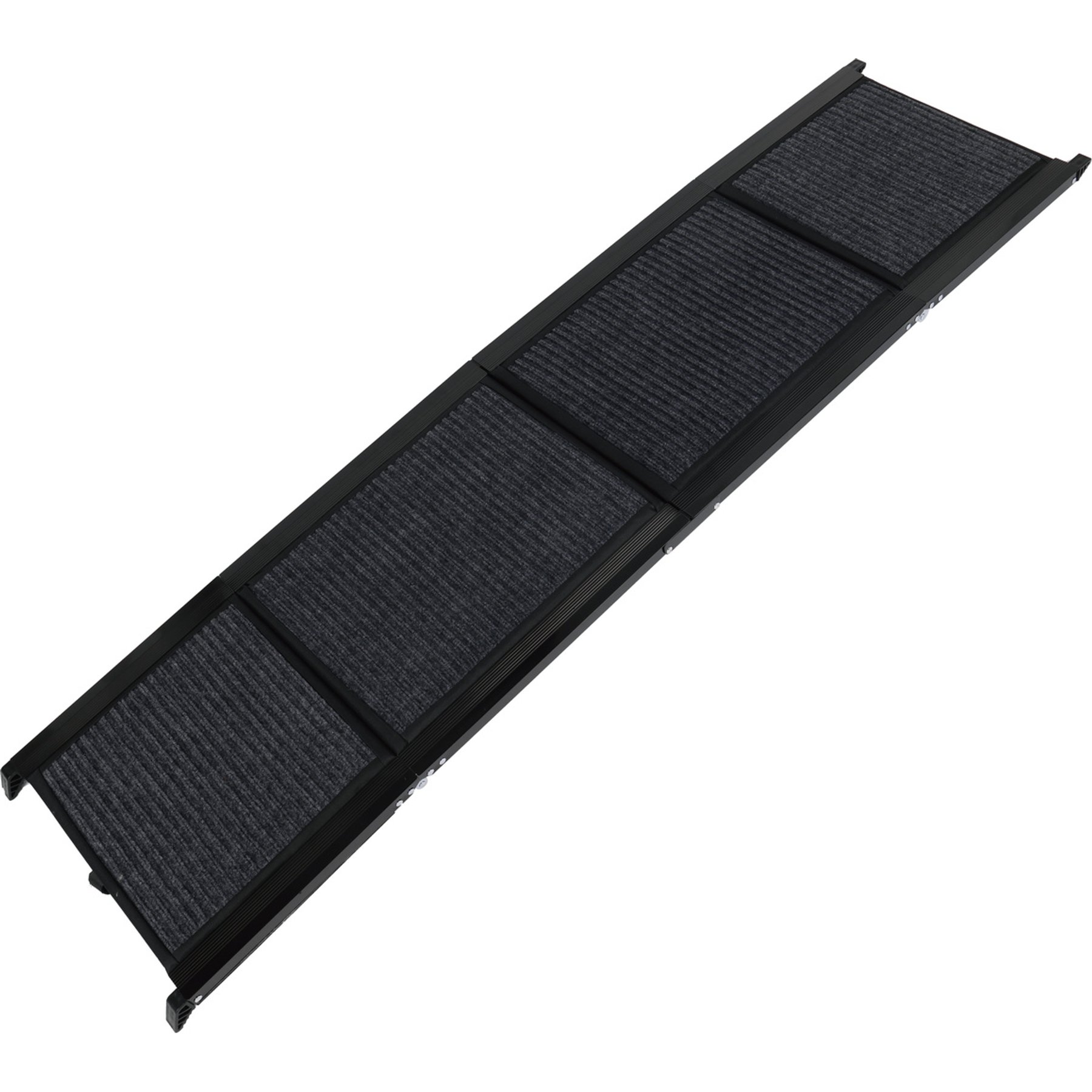 Cesicia Foldable Dog Ramp with Non-Slip Surface, Black, 71 x 19.3-in
