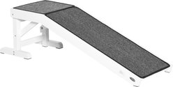 Cesicia Non-Slip Carpet & Platform Dog Ramp, Gray