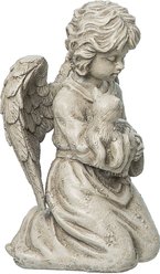 C&F Cherub & Cat Remembrance Figurine