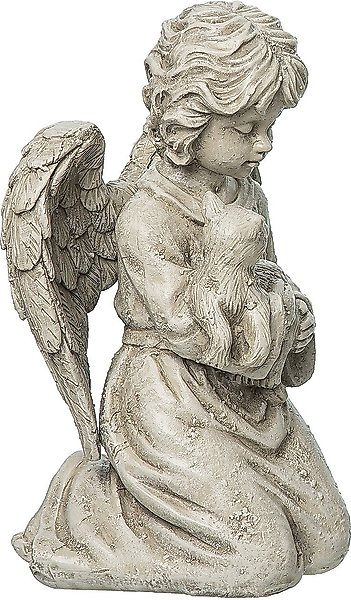 C&F Cherub & Cat Remembrance Figurine