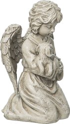 C&F Cherub & Dog Remembrance Figurine