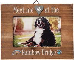 C&F Meet Me At the Rainbow Bridge Picture Frame, 6 x 4-in