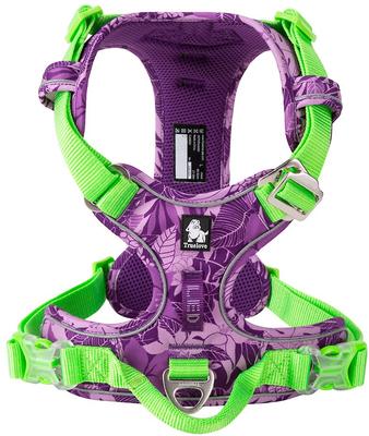 Show full view: Chai's Choice Best Tropic Thunder Edition No-Pull Dog Harness, Purple, Large: 27 to 32-in chest slide 4 of 10