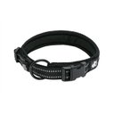 Chai's Choice Comfort Cushion 3M Polyester Reflective Dog Collar, Black, Large: 17.7 to 19.7-in neck, 4/5-in wide