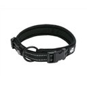 Chai's Choice Comfort Cushion 3M Polyester Reflective Dog Collar, Black, X-Small: 11.8 to 13.8-in neck, 3/5-in wide
