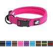 Show in main carousel: Chai's Choice Comfort Cushion 3M Polyester Reflective Dog Collar, Fuchsia, Large: 17.7 to 19.7-in neck, 4/5-in wide slide 3 of 6