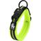 Show in main carousel: Chai's Choice Comfort Cushion 3M Polyester Reflective Dog Collar, Lemon Lime, Large: 17.7 to 19.7-in neck, 4/5-in wide slide 2 of 6