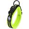 Show in main carousel: Chai's Choice Comfort Cushion 3M Polyester Reflective Dog Collar, Lemon Lime, Small: 13.8 to 15.7-in neck, 4/5-in wide slide 2 of 6