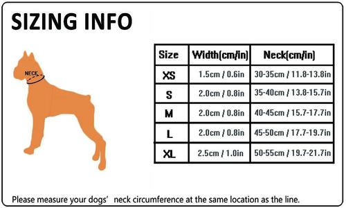 Show full view: Chai's Choice Comfort Cushion 3M Polyester Reflective Dog Collar, Orange, Medium: 15.7 to 17.7-in neck, 4/5-in wide slide 4 of 6