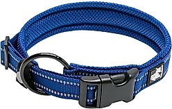 Chai's Choice Comfort Cushion 3M Polyester Reflective Dog Collar, Royal Blue, XX-Large: 21.7 to 23.6-in neck, 1-in wide