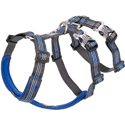 Chai's Choice Chai's Choice Double H Trail Runner Polyester Reflective No Pull Dog Harness, Royal Blue, Medium: 20 to 24-in chest