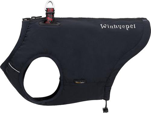 Show full view: Chai's Choice High-Performance Foul Weather Waterproof Polyester Reflective Back Clip Dog Harness, Black, Medium: 20.5 to 24-in chest slide 3 of 8