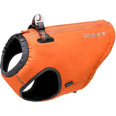 Chai's Choice Chai's Choice High-Performance Foul Weather Waterproof Polyester Reflective Back Clip Dog Harness, Orange, X-Large: 28 to 32-in chest