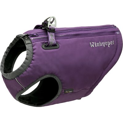 Chai's Choice Chai's Choice High-Performance Foul Weather Waterproof Polyester Reflective Back Clip Dog Harness, Purple, Small: 17.5 to 20-in chest