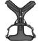 Show in main carousel: Chai's Choice Outdoor Explorer No-Pull 3M Polyester Reflective Dual Clip Dog Harness, Black, Medium: 22 to 27-in chest slide 7 of 12
