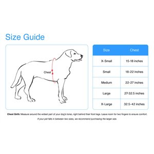 Chai's Choice Outdoor Explorer No-Pull 3M Polyester Reflective Dual Clip Dog Harness, Neon Yellow, Large: 27 to 32.5-in chest