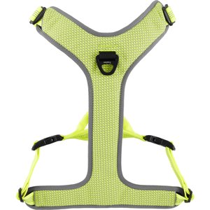 Chai's Choice Outdoor Explorer No-Pull 3M Polyester Reflective Dual Clip Dog Harness, Neon Yellow, Large: 27 to 32.5-in chest