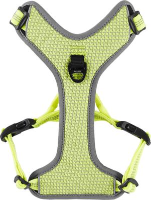 Show full view: Chai's Choice Outdoor Explorer No-Pull 3M Polyester Reflective Dual Clip Dog Harness, Neon Yellow, X-Small: 15 to 18-in chest slide 7 of 12