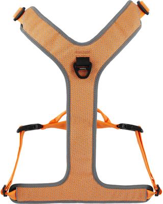 Show full view: Chai's Choice Outdoor Explorer No-Pull 3M Polyester Reflective Dual Clip Dog Harness, Orange, X-Large: 32.5 to 42-in chest slide 7 of 12