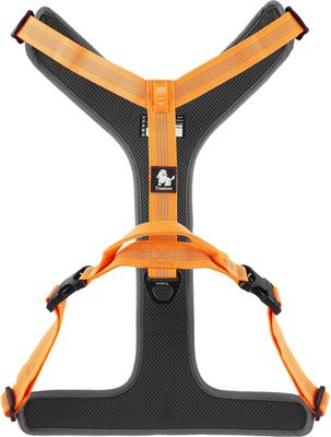 Show full view: Chai's Choice Outdoor Explorer No-Pull 3M Polyester Reflective Dual Clip Dog Harness, Orange, X-Large: 32.5 to 42-in chest slide 8 of 12