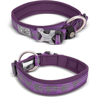 Chai's Choice Chai's Choice Premium Dog Collar, Purple, Medium