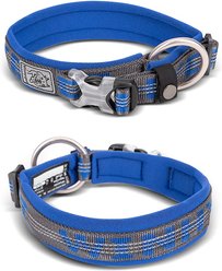 Chai's Choice Premium Dog Collar, Royal Blue & Gray, X-Small