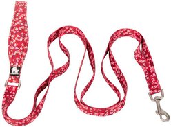 Chai's Choice Premium Floral Training Dog Leash, Floral Red, Large slide 2 of 4