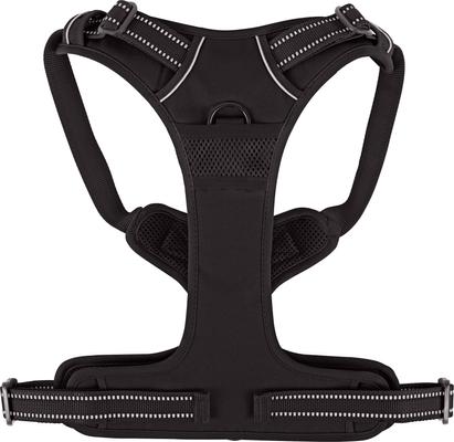 Show full view: Chai's Choice Premium Outdoor Adventure 3M Polyester Reflective Front Clip Dog Harness, Black, X-Large: 32 to 42-in chest slide 7 of 12