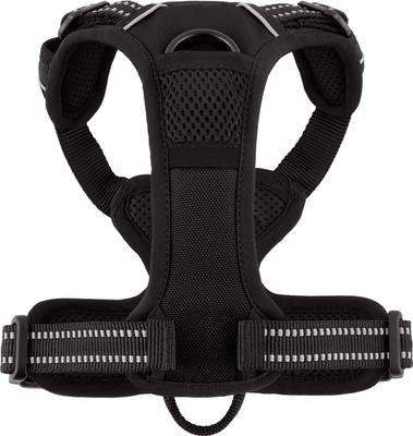 Show full view: Chai's Choice Premium Outdoor Adventure 3M Polyester Reflective Front Clip Dog Harness, Black, X-Small: 13 to 17-in chest slide 7 of 12