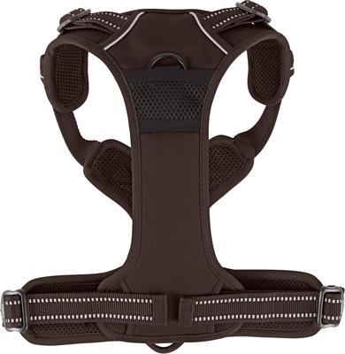 Show full view: Chai's Choice Premium Outdoor Adventure 3M Polyester Reflective Front Clip Dog Harness, Chocolate, Large: 27 to 32-in chest slide 8 of 13