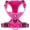 Show in main carousel: Chai's Choice Premium Outdoor Adventure 3M Polyester Reflective Front Clip Dog Harness, Fuchsia, Small: 17 to 22-in chest slide 6 of 12
