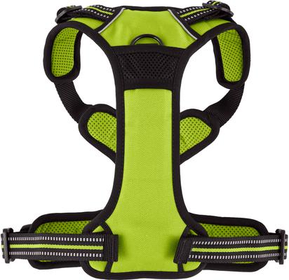 Show full view: Chai's Choice Premium Outdoor Adventure 3M Polyester Reflective Front Clip Dog Harness, Green, Large: 27 to 32-in chest slide 7 of 12