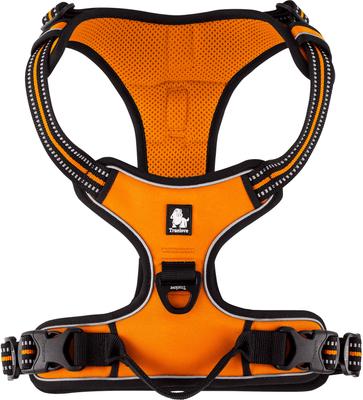 Show full view: Chai's Choice Premium Outdoor Adventure 3M Polyester Reflective Front Clip Dog Harness, Orange, X-Large: 32 to 42-in chest slide 6 of 12