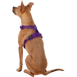 Chai's Choice Premium Outdoor Adventure 3M Polyester Reflective Front Clip Dog Harness, Purple, Large: 27 to 32-in chest slide 4 of 7