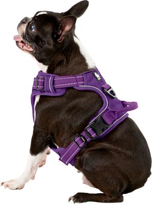 Show full view: Chai's Choice Premium Outdoor Adventure 3M Polyester Reflective Front Clip Dog Harness, Purple, Medium: 22 to 27-in chest slide 4 of 12