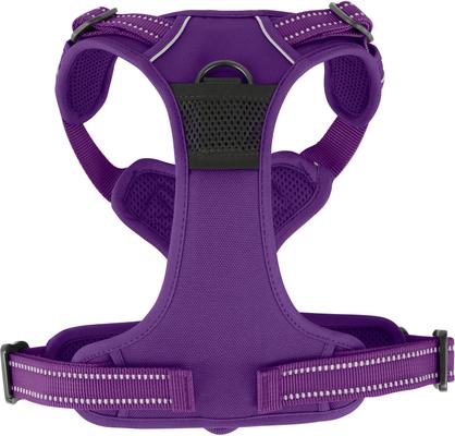 Show full view: Chai's Choice Premium Outdoor Adventure 3M Polyester Reflective Front Clip Dog Harness, Purple, Medium: 22 to 27-in chest slide 7 of 12