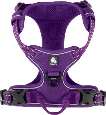 Show full view: Chai's Choice Premium Outdoor Adventure 3M Polyester Reflective Front Clip Dog Harness, Purple, Small: 17 to 22-in chest slide 6 of 12