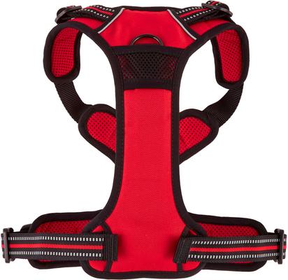 Show full view: Chai's Choice Premium Outdoor Adventure 3M Polyester Reflective Front Clip Dog Harness, Red, Large: 27 to 32-in chest slide 7 of 12