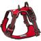 Show in main carousel: Chai's Choice Premium Outdoor Adventure 3M Polyester Reflective Front Clip Dog Harness, Red, Medium: 22 to 27-in chest slide 1 of 12