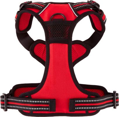 Show full view: Chai's Choice Premium Outdoor Adventure 3M Polyester Reflective Front Clip Dog Harness, Red, Medium: 22 to 27-in chest slide 7 of 12