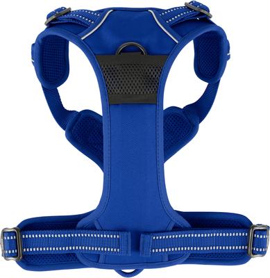 Show full view: Chai's Choice Premium Outdoor Adventure 3M Polyester Reflective Front Clip Dog Harness, Royal Blue, Large: 27 to 32-in chest slide 7 of 12